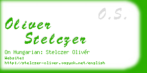 oliver stelczer business card